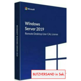 Windows Server 2019 RDS USER CAL 5/10/25/50 User - Blitzversand Email in Sek.