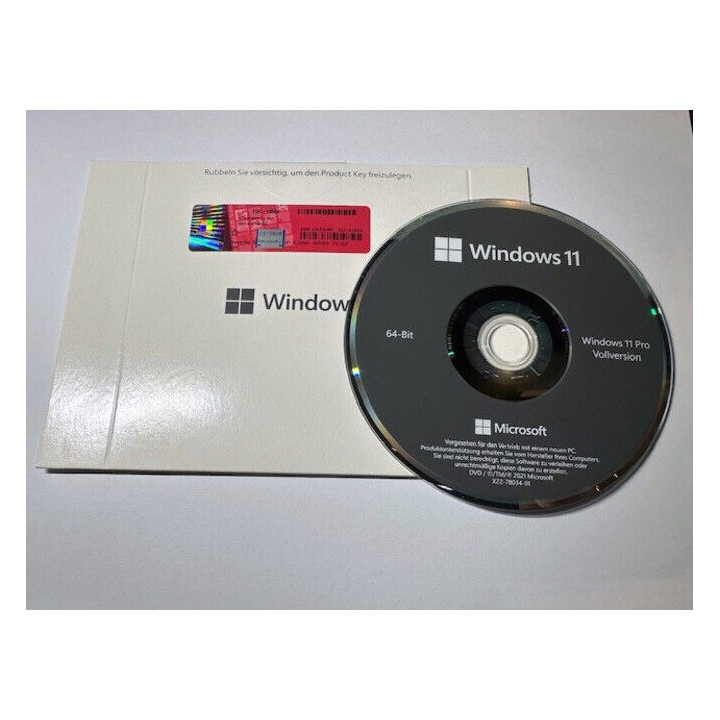 Windows 11 Pro - Lizenz - 1 Lizenz - OEM - DVD - COA - 64-bit - Deutsch