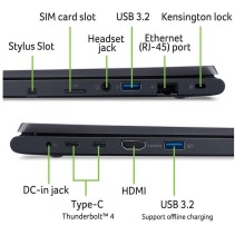 TravelMate P4 Spin 14 TMP414RN-54-TCO - Flip-Design - Intel Core Ultra 7 155U